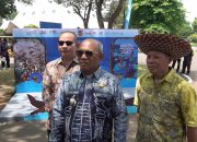 Bupati Kotabaru Muhammad Rusli menghadiri peresmian Pasar Terapung Kalimantan Selatan di TMII Jakarta bersama kepala daerah se-Kalsel.