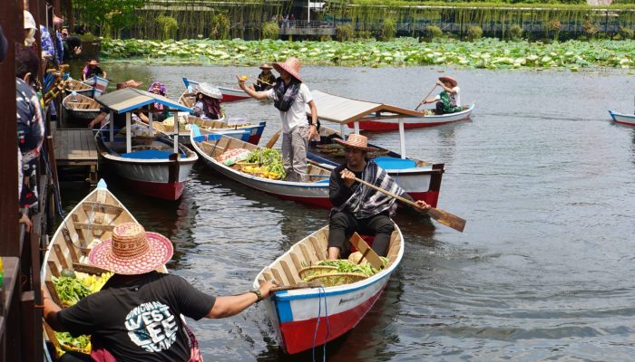 Pasar Terapung Kalsel di TMII Digadang Jadi Destinasi Wisata Baru