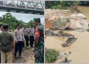 Ket Foto: Kapolsek Kapuas Hulu, IPDA Zaenal Abidin, SH, ME bersama aparat gabungan saat kawasan yang diduga menjadi lokasi aktivitas tambang emas ilegal, Rabu (15/4/2026).