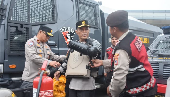 Polri Cek Kesiapan Kendaraan dan Peralatan Harkamtibmas di Kalsel