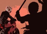 Ilustrasi geng motor melakukan penyerangan dengan senjata tajam di jalan raya