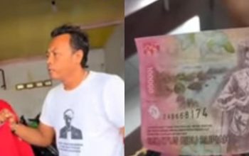 Pemilik dealer motor di Jember berhadapan dengan pelaku penipuan yang menggunakan uang mainan saat hendak membeli motor Ninja 250.