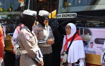 355 Jemaah Haji Tabalong Diberangkatkan, Polisi Kawal Perjalanan Hingga Aman