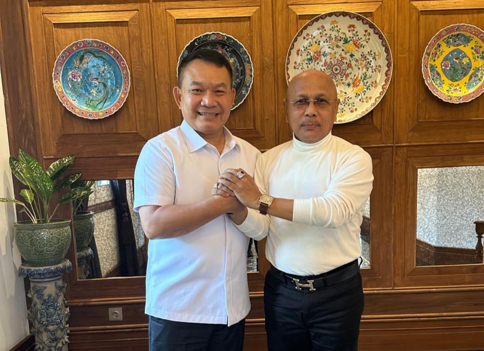 darmizal rejo bersama dudung abdurachman kepala ksp pertemuan resmi