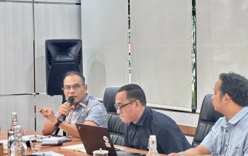 Wakil Bupati Kotabaru Syairi Mukhlis berbicara dalam rapat bersama PLN UID Kalselteng membahas percepatan elektrifikasi dan investasi di Banjarbaru.