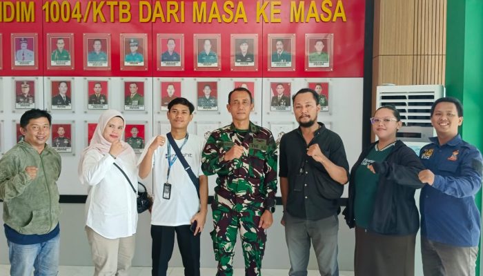 Pasi Intel Kodim 1004 Kotabaru Ngopi Bareng Media, Perkuat Sinergi