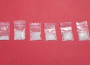 enam paket sabu sebagai barang bukti penangkapan kasus narkotika di tabalong