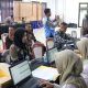 suasana pemeriksaan administrasi calon anggota polri tahun 2026 di polres tabalong dengan verifikasi berkas oleh panitia