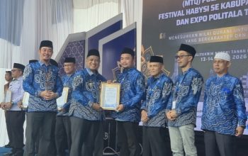 Pembukaan MTQ Politeknik Nasional 2026 di Politeknik Negeri Tanah Laut yang diikuti 382 peserta dari seluruh Indonesia.