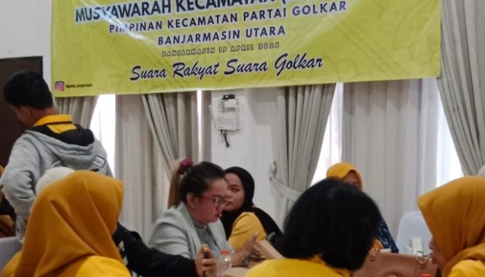 Golkar Banjarmasin Gelar Muscam Serentak, Target 12 Kursi DPRD