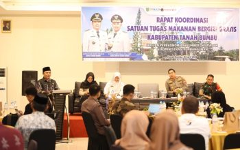 Rakor Satgas Makanan Bergizi Gratis Tanah Bumbu di Batulicin