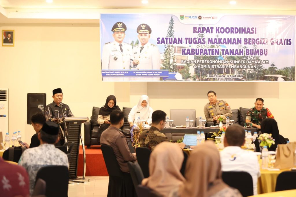 Rakor Satgas Makanan Bergizi Gratis Tanah Bumbu di Batulicin