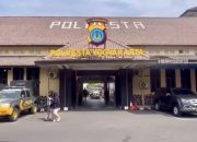 Gedung Polresta Yogyakarta sebagai lokasi penanganan kasus dugaan penipuan koperasi simpan pinjam di Yogyakarta.