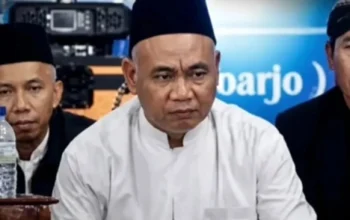 Tersangka kasus dugaan kekerasan seksual santriwati di Pati yang sempat buron sebelum ditangkap polisi di Wonogiri.