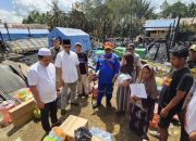 Bupati Balangan Tinjau Korban Kebakaran di Juai, Salurkan Bantuan Tunai