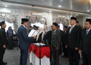 Wakil Bupati Balangan melantik pejabat ASN di lingkungan Pemkab Balangan di Aula Benteng Tundakan