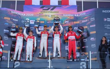 Sean Gelael meraih podium ketiga di GT World Challenge Asia Mandalika 2026