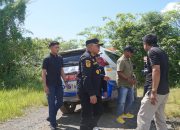 Bupati Kotabaru meninjau pembangunan jalan lingkar Pulaulaut di Labuan Mas bersama jajaran terkait