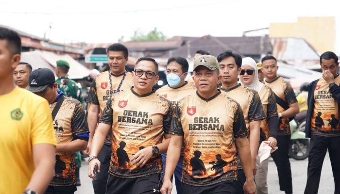 Pangdam Tambun Bungai Pimpin Langsung Olahraga Bareng Wartawan di Kalsel