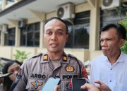 Kasi Humas Polresta Sleman Iptu Argo Anggoro saat memberikan keterangan kepada media terkait kasus dugaan pencabulan anak.