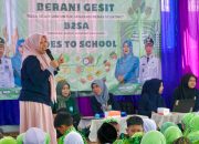 DKP3 Balangan memberikan edukasi pola makan sehat melalui program B2SA Goes to School di TK Negeri Pembina Paringin.