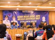 Pengelola media sosial SKPD di Tanah Laut mengikuti sertifikasi kompetensi BNSP yang digelar Diskominfostasan Tala.