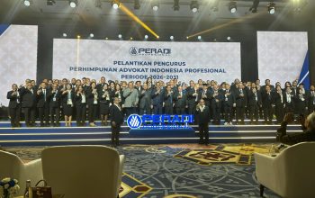 PERADI Profesional Resmi Dilantik, Harris Arthur Hedar Tegaskan Penguatan Profesi Advokat
