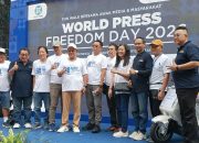 Ketua Umum SMSI Firdaus dan jajaran menghadiri peringatan World Press Freedom Day 2026 yang diselenggarakan Dewan Pers di Jakarta.