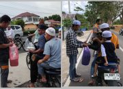 Jumat Berkah, BAPEKIS dan YBM BRI Kuala Kapuas Berbagi Makanan Untuk Warga