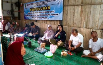 DKP3 Balangan Bekali Peternak Desa Nungka Cegah Penyakit Ternak