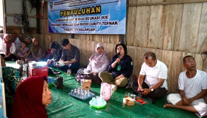 DKP3 Balangan Bekali Peternak Desa Nungka Cegah Penyakit Ternak