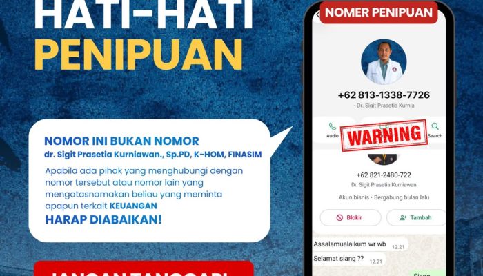 Nama Direktur RSUD Hadji Boejasin Dicatut Penipu, Warga Diminta Waspada
