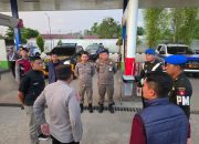Polisi TNI dan Satpol PP Sidak SPBU di Tabalong, Awasi Penyaluran Solar Subsidi