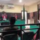 Suasana sidang dugaan pembunuhan di Loksado di Pengadilan Negeri Kandangan saat kuasa hukum terdakwa membacakan eksepsi terhadap dakwaan jaksa.
