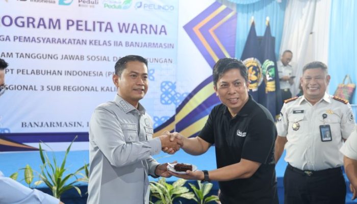 120 Warga Binaan Lapas Banjarmasin Ikut Program Pelita Warna Pelindo