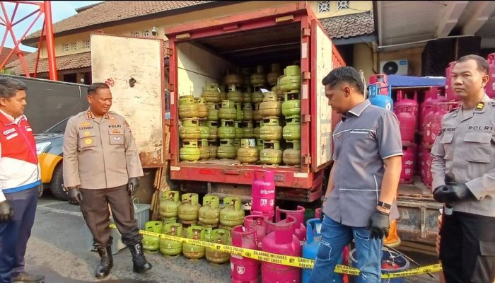 Polresta Yogyakarta Bongkar Praktik Oplosan LPG Subsidi, Empat Orang Ditangkap