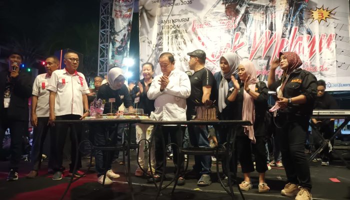 KPMRM Rayakan HUT ke-15, Rock Melayu Bergema di Taher Square Banjarmasin