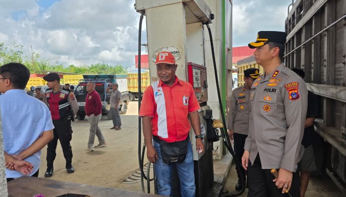Kapolres Tabalong Sidak SPBU Simpung Layung, Temukan Dugaan Bio Solar Dicampur Dexlite