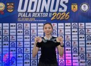 Karateka Polwan Polda Kalsel Borong Dua Medali di Kejuaraan Nasional Piala Rektor Udinus 2026