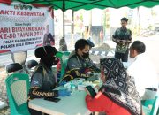 Polres HSU Buka Layanan Kesehatan Gratis untuk Peserta Gowes