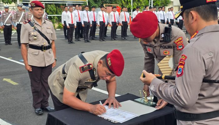 IPTU Firdaus Tarigan Resmi Jabat Kasat Reskrim Polres HSU Gantikan AKP Teguh Kuatman