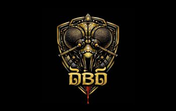 Logo nyamuk mekanikal D.B.D, proyek musik Jakarta-Bali.
