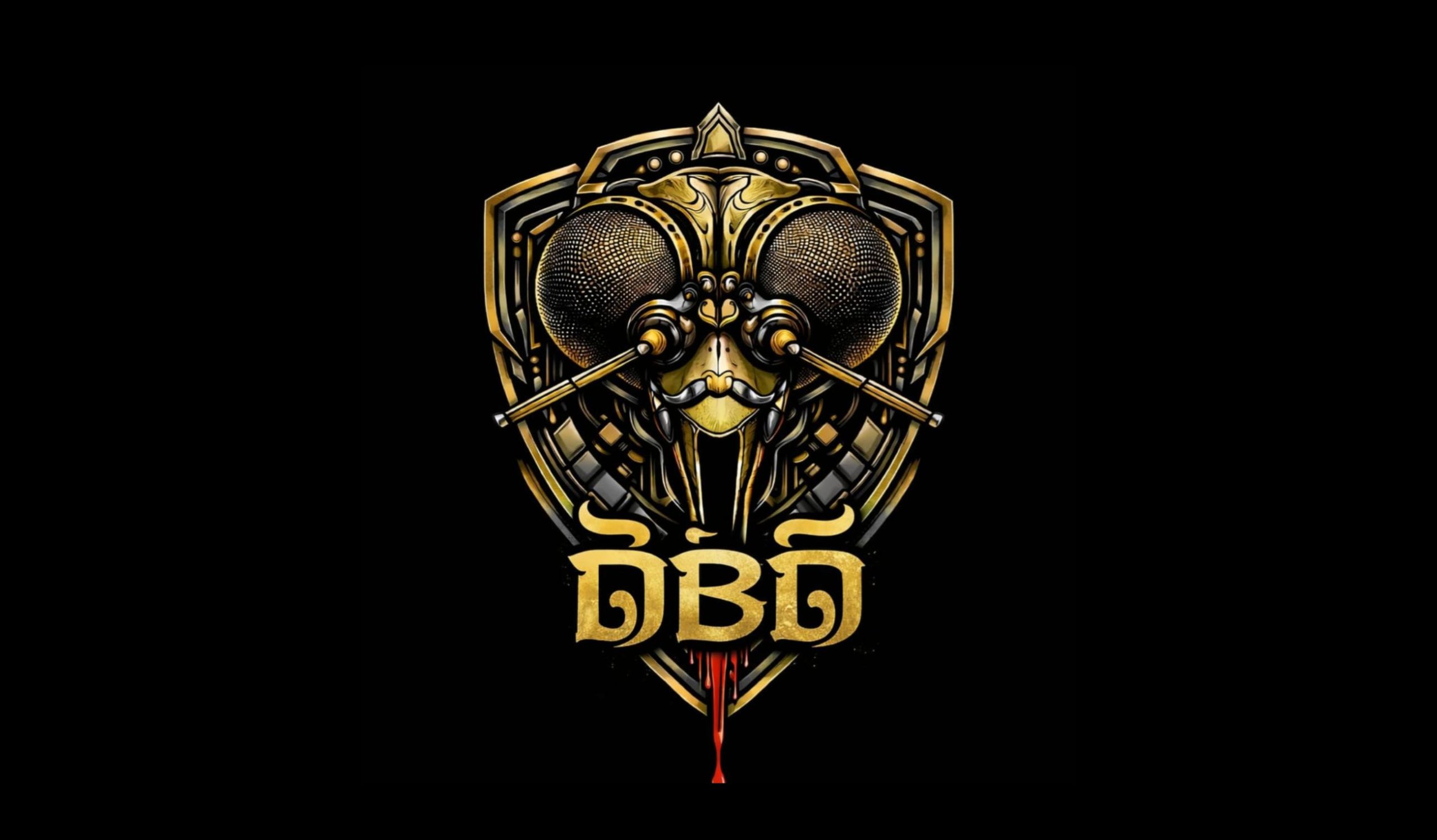 Logo nyamuk mekanikal D.B.D, proyek musik Jakarta-Bali.