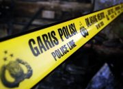 Ilustrasi garis polisi terkait kasus pria tewas diduga akibat penganiayaan di Batuampar, Tanah Laut.