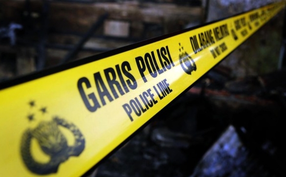 Ilustrasi garis polisi terkait kasus pria tewas diduga akibat penganiayaan di Batuampar, Tanah Laut.