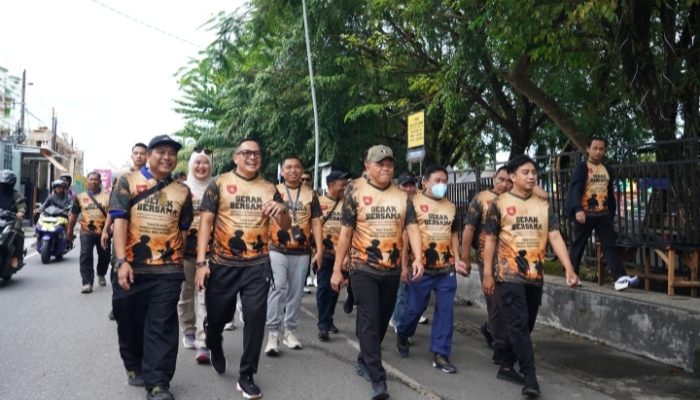 Pangdam Tambun Bungai Pimpin Langsung Olahraga Bareng Wartawan di Kalsel