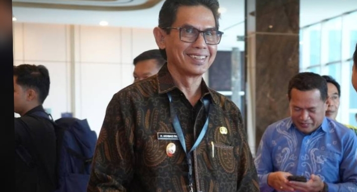 Wakil Bupati Balangan H Akhmad Fauzi saat menghadiri forum Apresiasi Pemerintah Daerah Berprestasi Regional Kalimantan di Balikpapan.