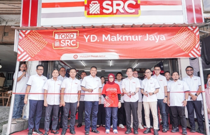 Peresmian Outlet Bright Gas oleh Pertamina Patra Niaga dan SRC di Toko SRC YD Makmur Jaya, Bandung.