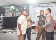 Tim Polda Kalsel melakukan penilaian Satkamling di pos keamanan lingkungan Komplek Green Tasbih, Banjarbaru.