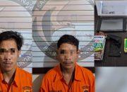 Dua pria diduga pengedar sabu diamankan polisi di Amuntai Tengah bersama barang bukti narkotika yang disembunyikan dalam kotak kosmetik.